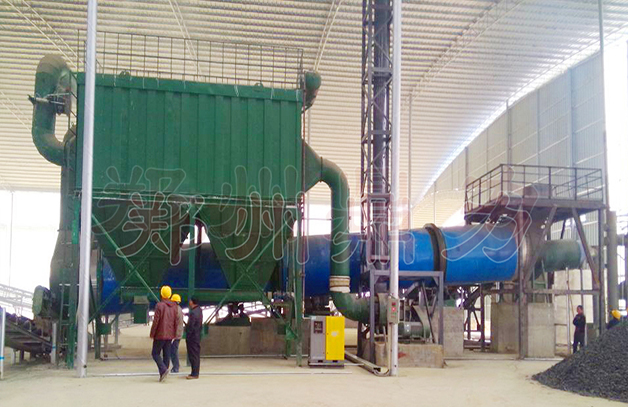 泥土类烘干机现场图