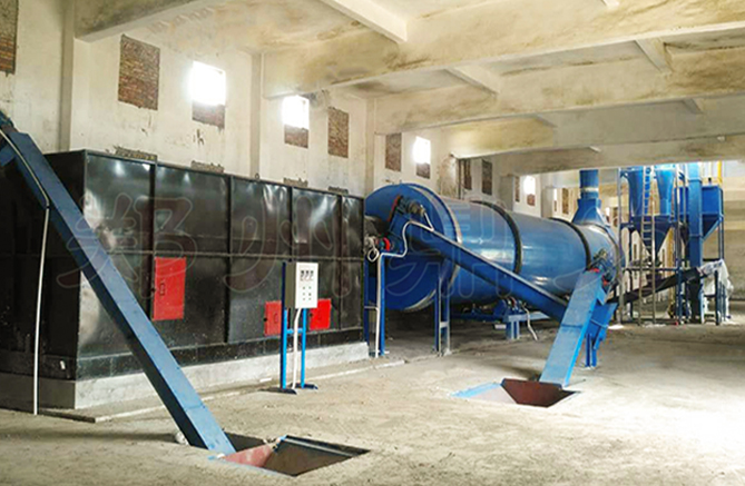 多层抄板滚筒酒糟烘干机图