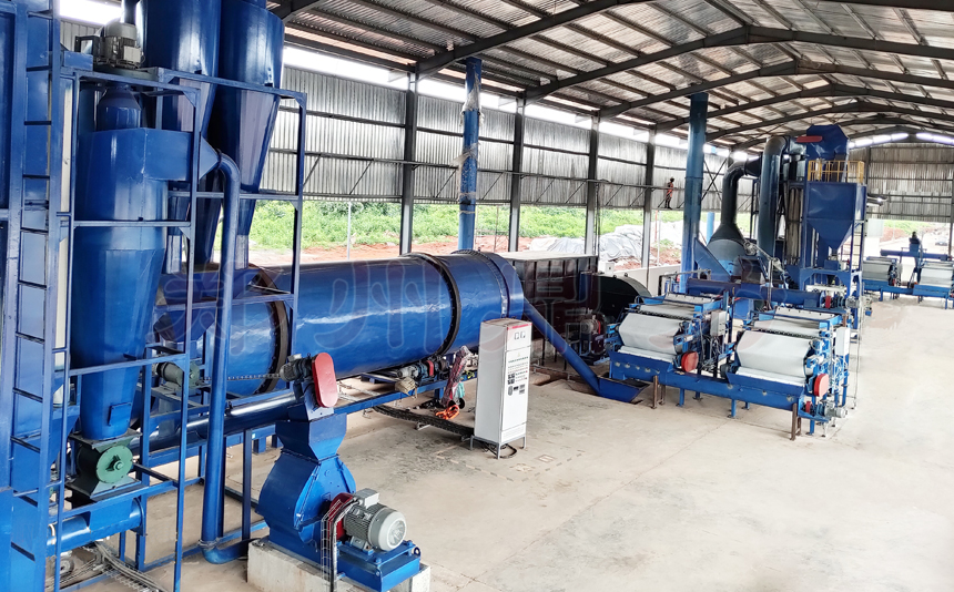 酒糟脱水烘干设备图